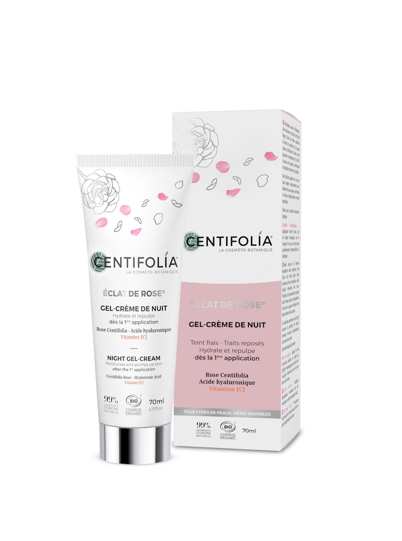 Gel Crème de Nuit Eclat de Rose Centifolia 70 ml