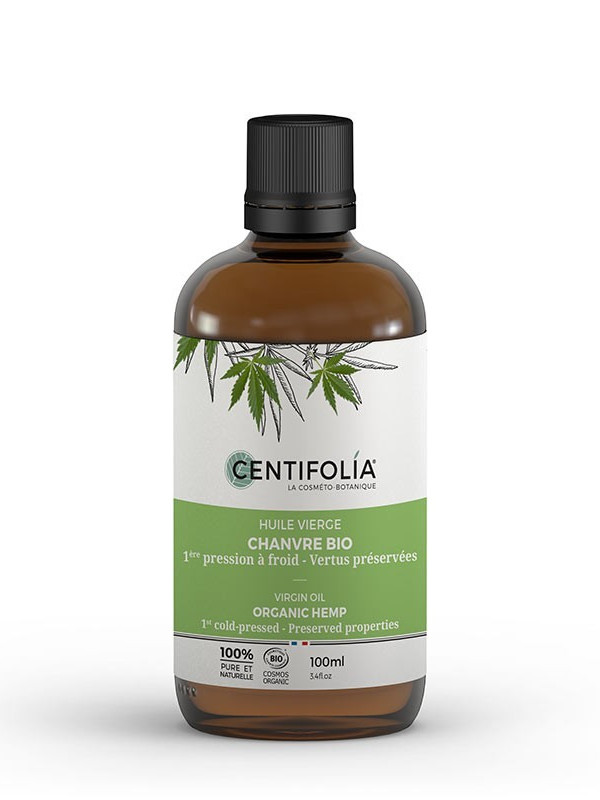 Huile de chanvre cosmétique pure Centifolia 100 ml