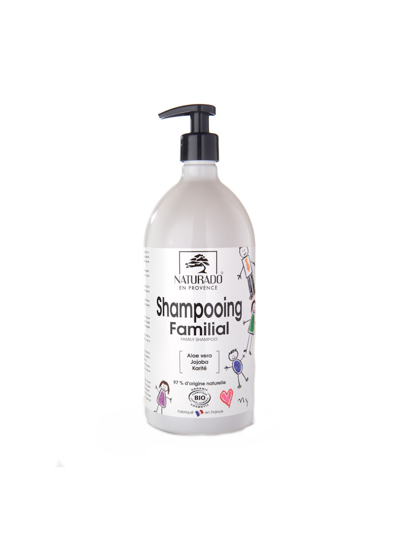 Shampoing Aloe vera, Jojoba, huile de karité, 1 litre