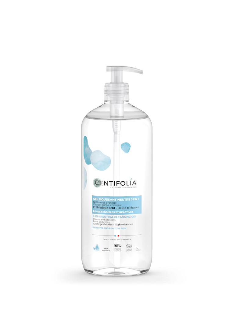 Gel moussant neutre sans parfum 1 Litre