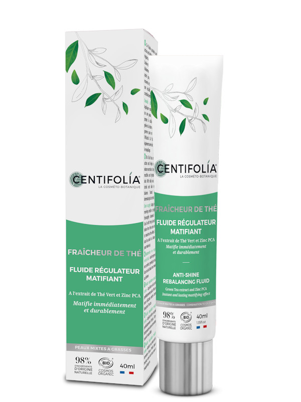 Fluide Régulateur Matifiant Thé vert 40 ml Centifolia