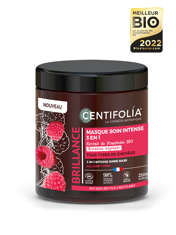 Masque Soin Brillance Intense 3en1  Centifolia 250 ml