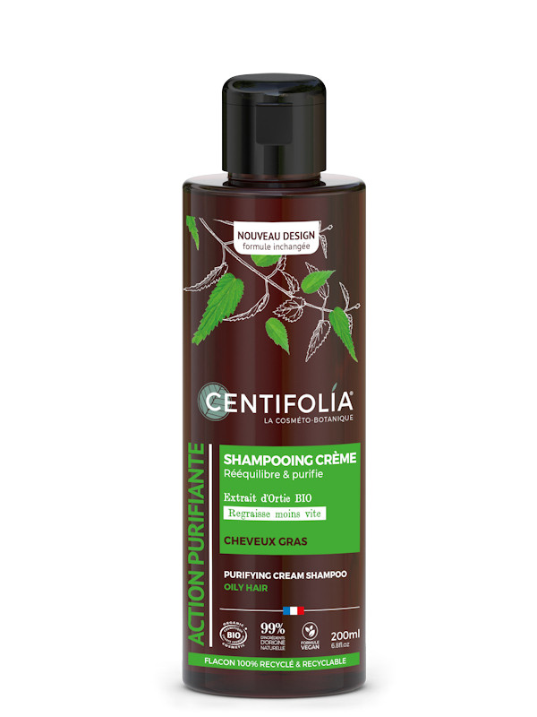 Shampooing cheveux gras Centifolia 200 ml