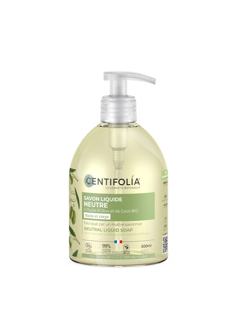 Savon liquide neutre sans parfum 500 ml