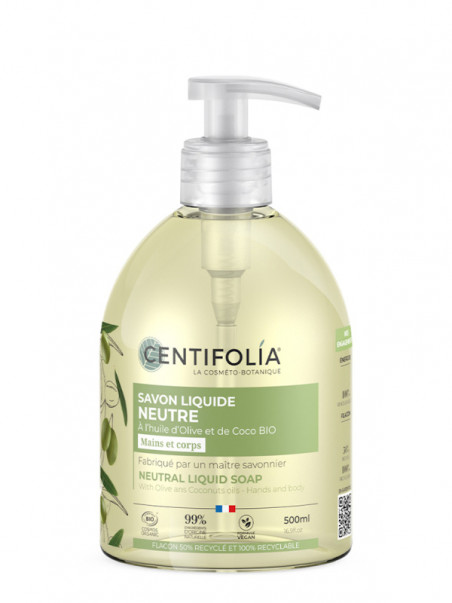 Savon liquide neutre sans parfum 500 ml