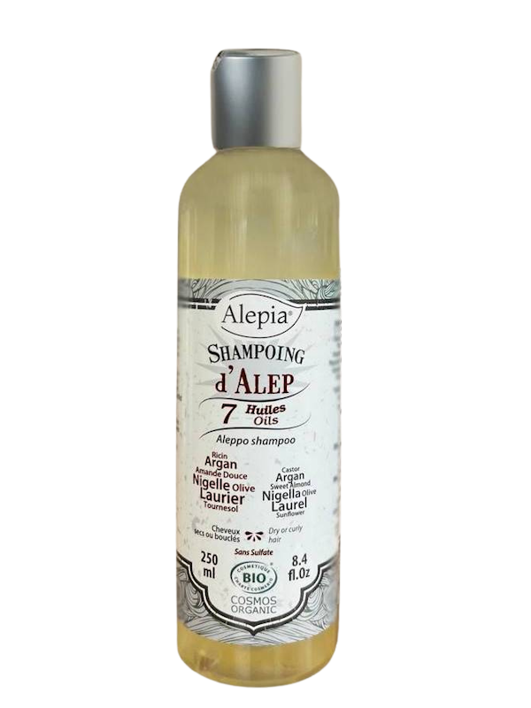 Shampooing d'Alep aux 7 huiles BIO 250 ml