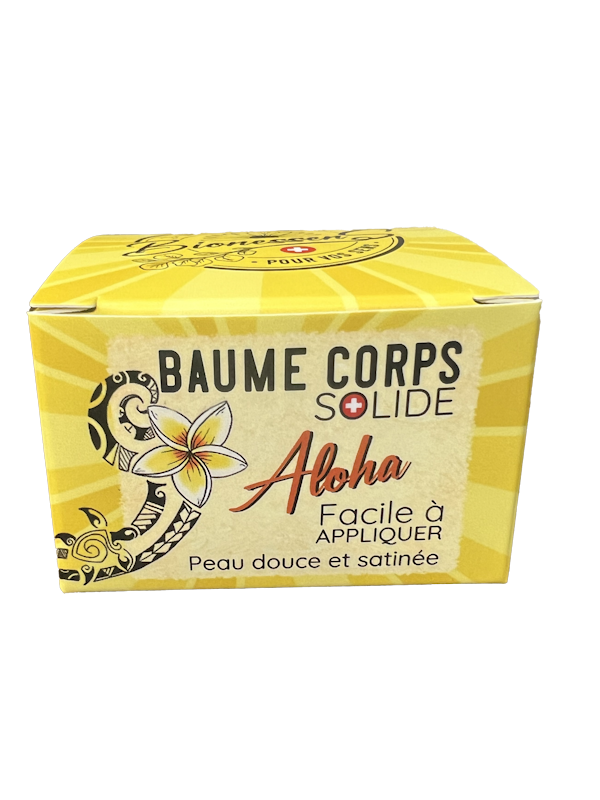 Baume solide fondant parfumé Monoï