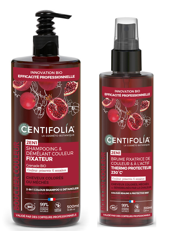 Duo haircare Centifolia pour cheveux cplorés ou méchés