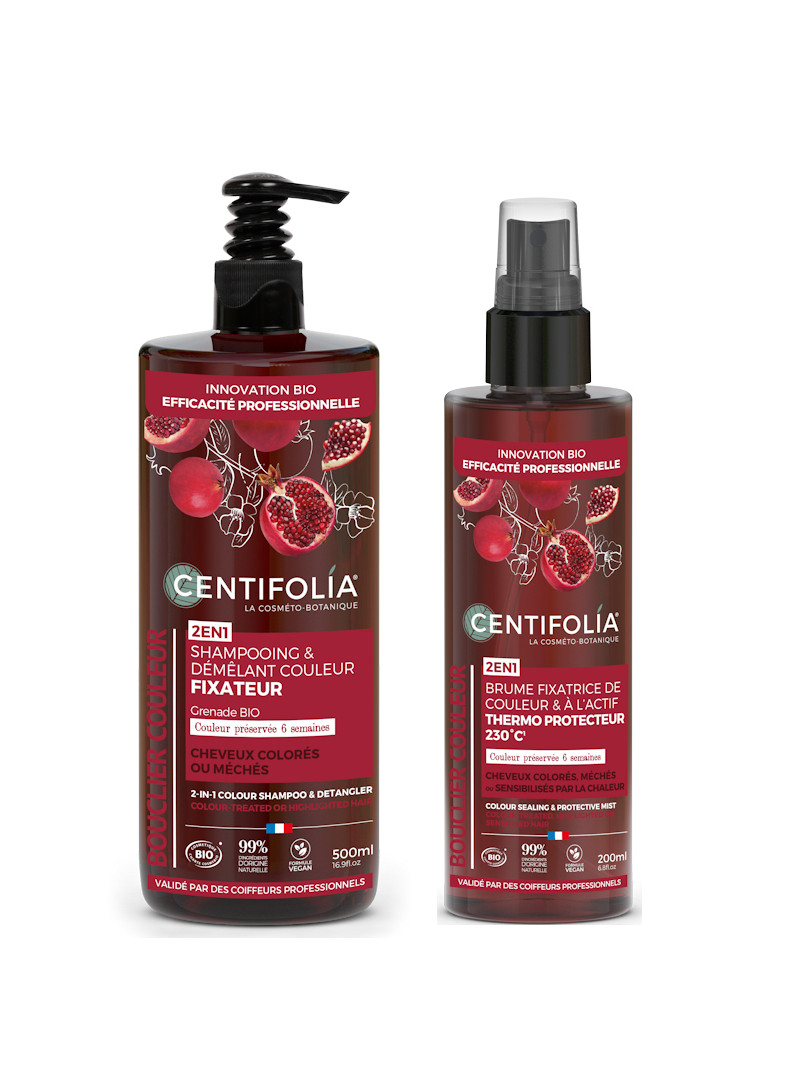 Duo haircare Centifolia pour cheveux cplorés ou méchés