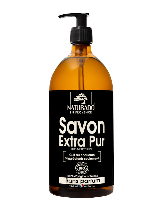 Savon liquide neutre sans parfum cuit à l'ancienne au chaudron format XXL 1 litre
