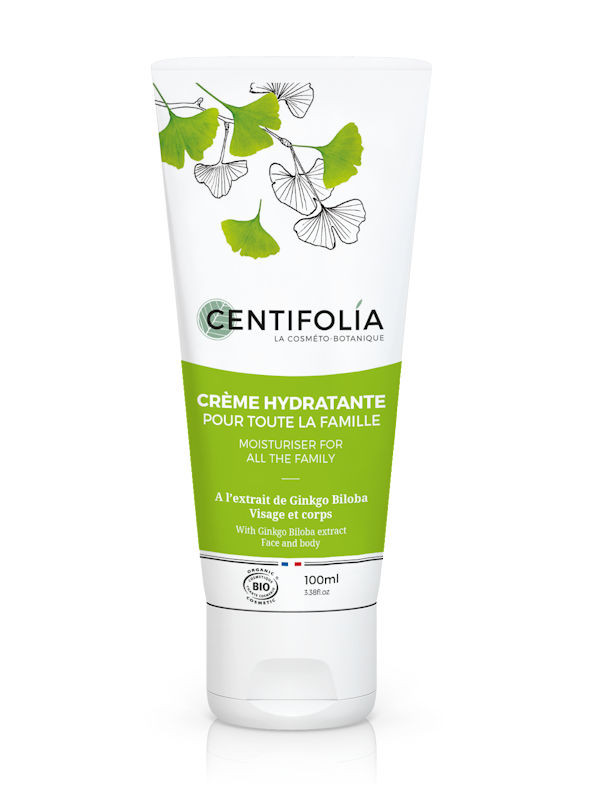 Crème hydratante Centifolia  pour toute la famille au Ginkgo Biloba 100 ml