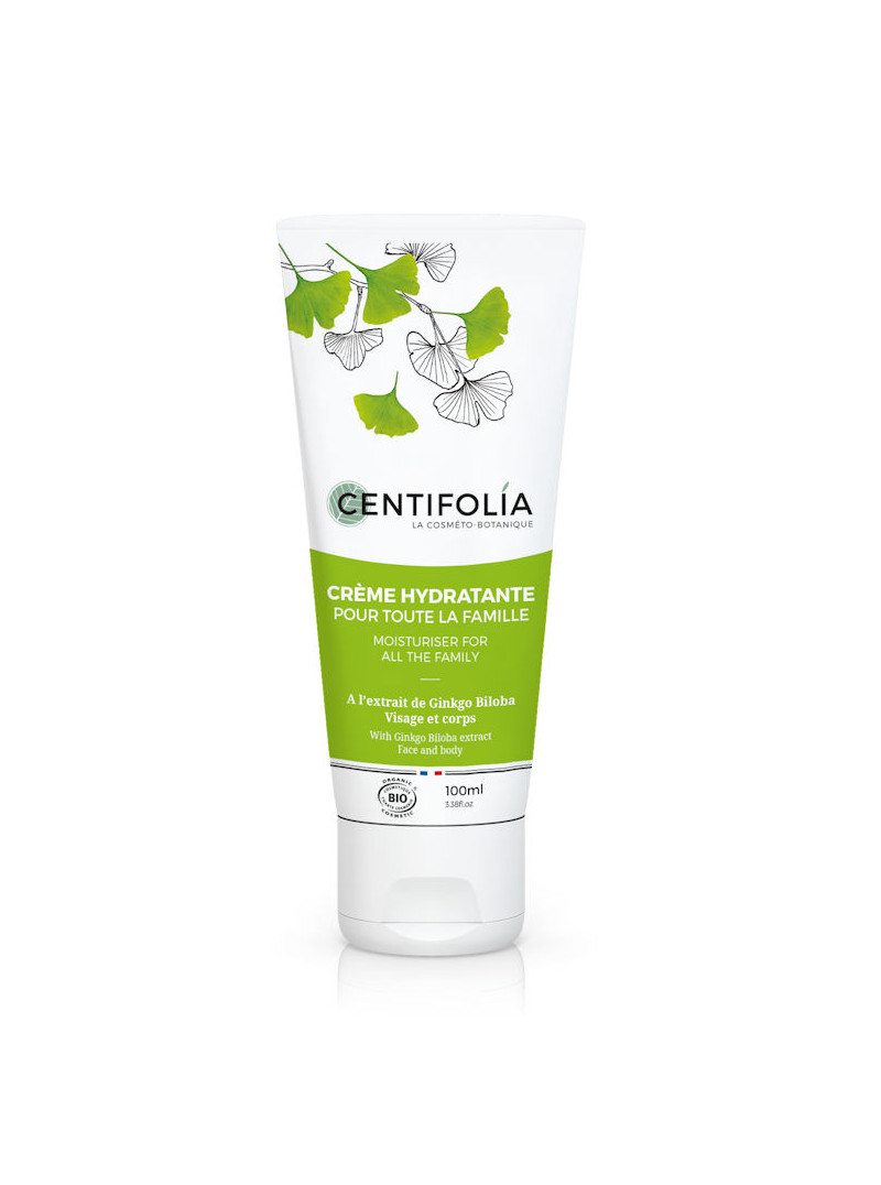 Crème hydratante Centifolia  pour toute la famille au Ginkgo Biloba 100 ml