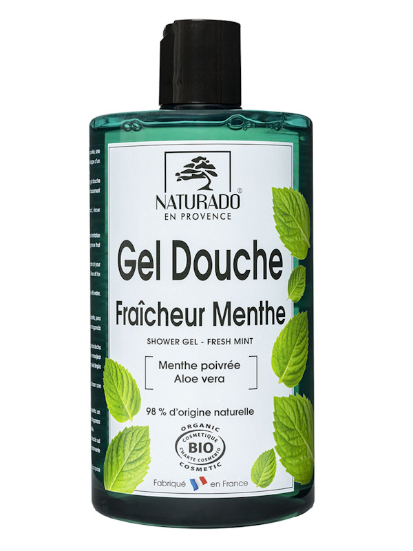 Gel douche Menthe Naturado flacon 750 ml